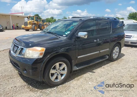 2013 Nissan Armada Platinum из США, поврежденный, VIN 5N1BA0NF4DN613987